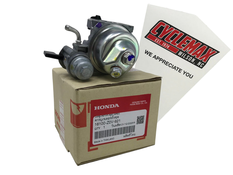 Honda OEM GX200 Carburetor Assembly (BE64Y A) 16100-Z0V-921
