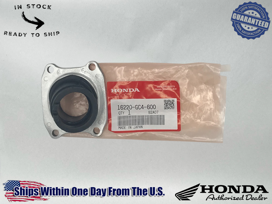 Honda OEM (86-02) CR80R Carburetor Insulator 16220-GC4-600