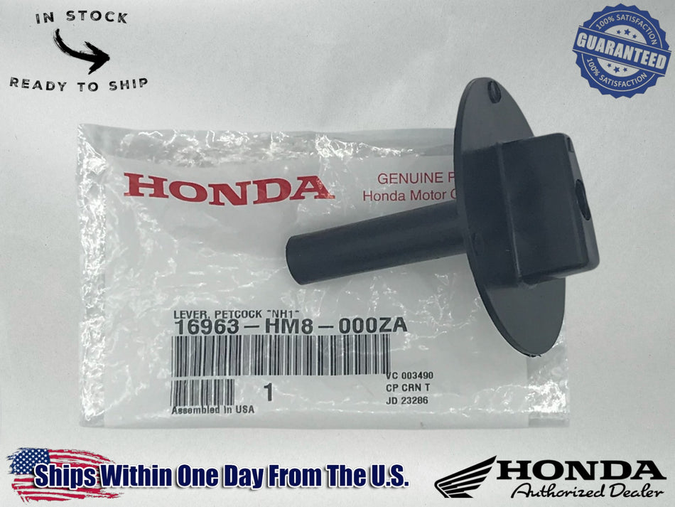 Honda Genuine OEM Petcock Lever 16963-HM8-000ZA - Rincon 650 TRX650FA 2003-2005