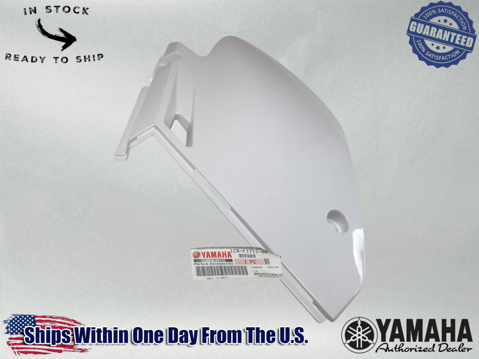 YAMAHA OEM TTR230 TT-R TTR 230 LH LEFT SIDE NUMBER PLATE WHITE (2005-2024)