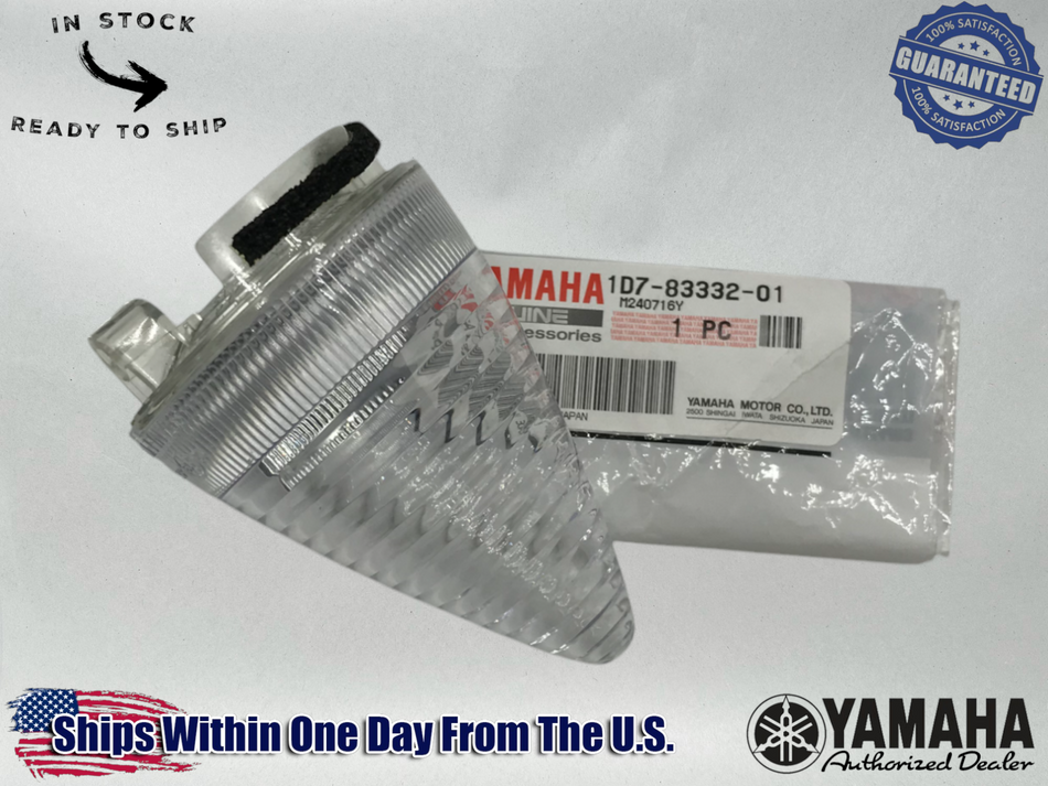 Yamaha Genuine OEM Authentic LT REAR CLEAR TURN SIGNAL LENS 1D7-83332-01-00
