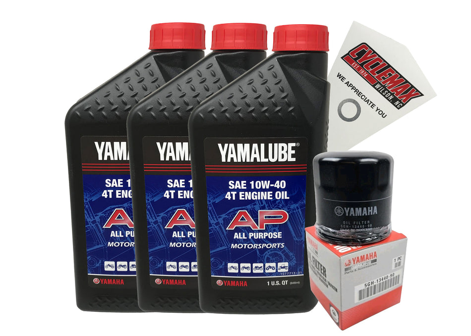 Genuine OEM Yamaha FZ6R FZ6-R Oil Change Kit