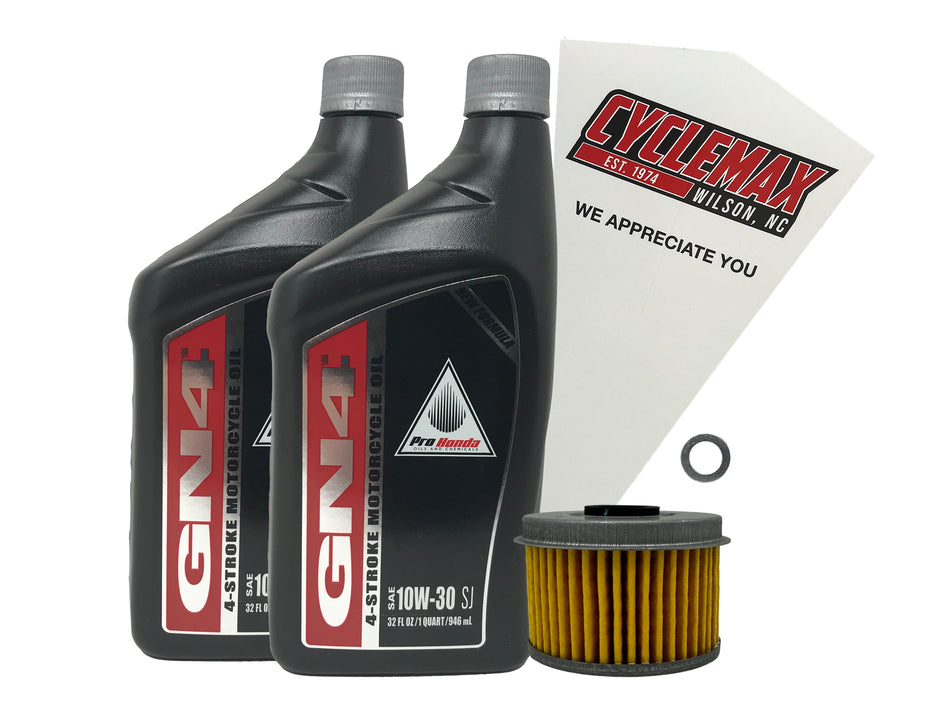 Honda GN4 Standard 10W-30 Oil Change Kit for 2017-2022 REBEL 300