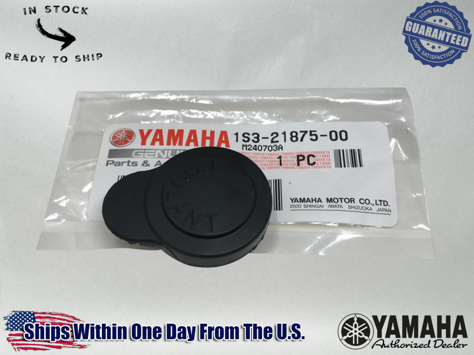 Genuine OEM Yamaha Radiator Coolant Overflow Coolant Cap 1S3-21875-00-00