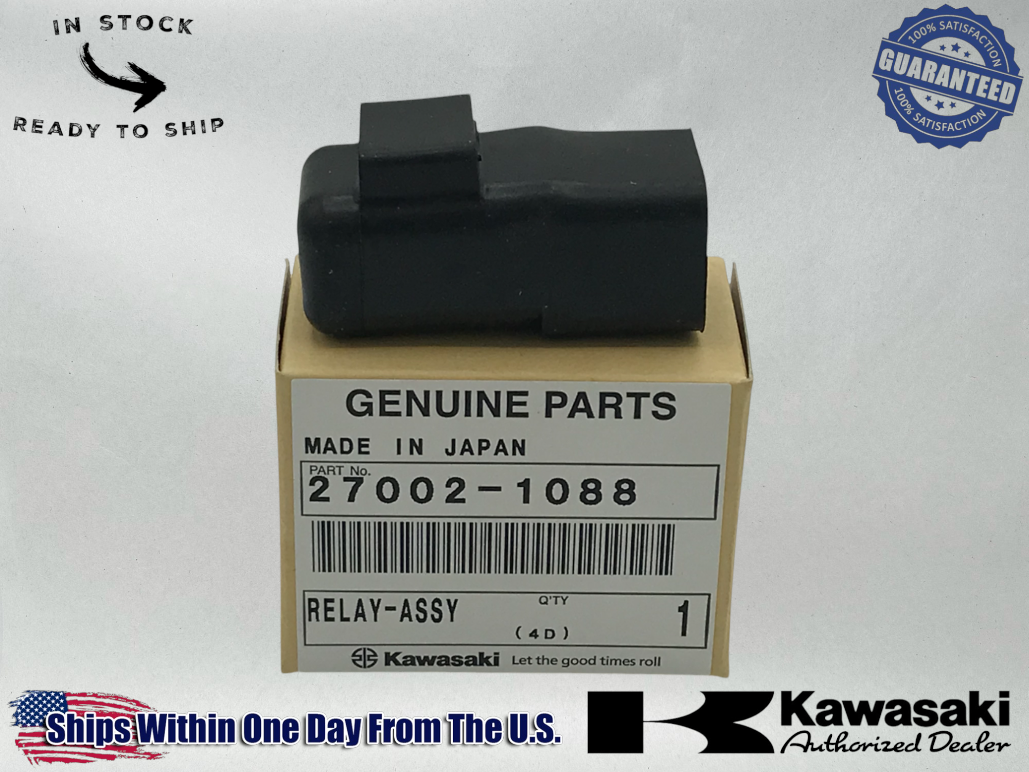 Genuine OEM Kawasaki Relay Assembly 27002-1088