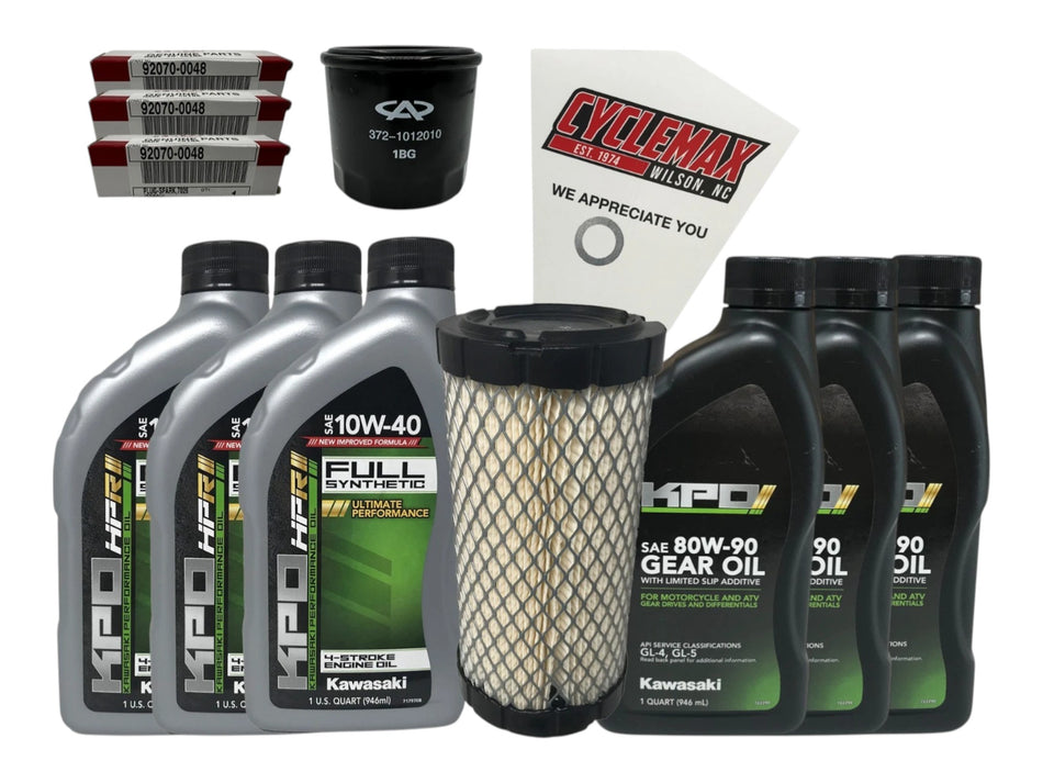 Kawasaki KPO Full Synthetic Full Service Kit for 2015-2023 MULE PRO FXT