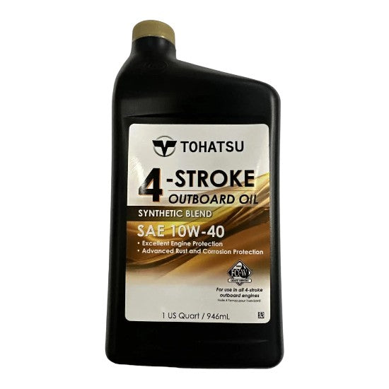 Tohatsu OEM SAE 10W-40 FC-W 4-Stroke Outboard Oil