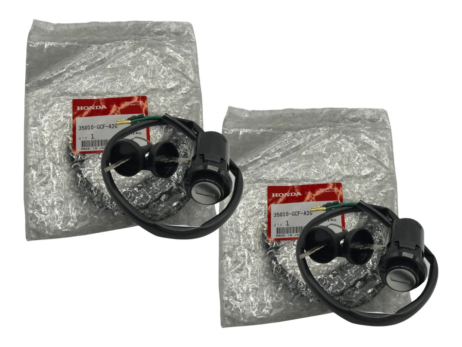 Honda OEM XR CRF Ignition Lock Set (01-09) 35010-KN4-A60 - 2PACK
