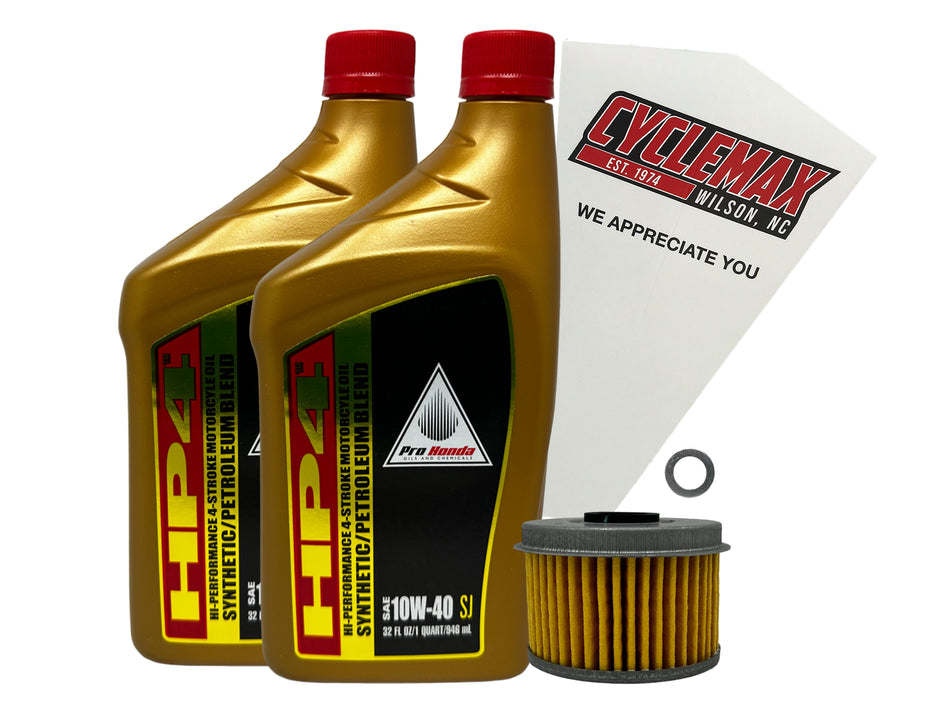 Honda HP4 Semi-Synthetic Oil Change Kit for 2017-2021 REBEL 300