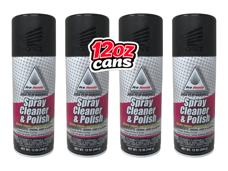 Honda Genuine OEM Spray Cleaner & Polish 08732-SCP00 - 4 Pack