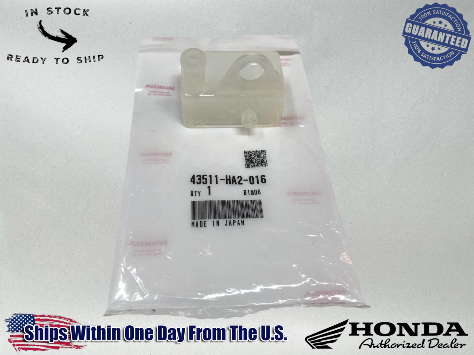 Genuine OEM 1985-1986 Honda ATC250R Rear Brake Fluid Reservoir Cup 43511-HA2-016