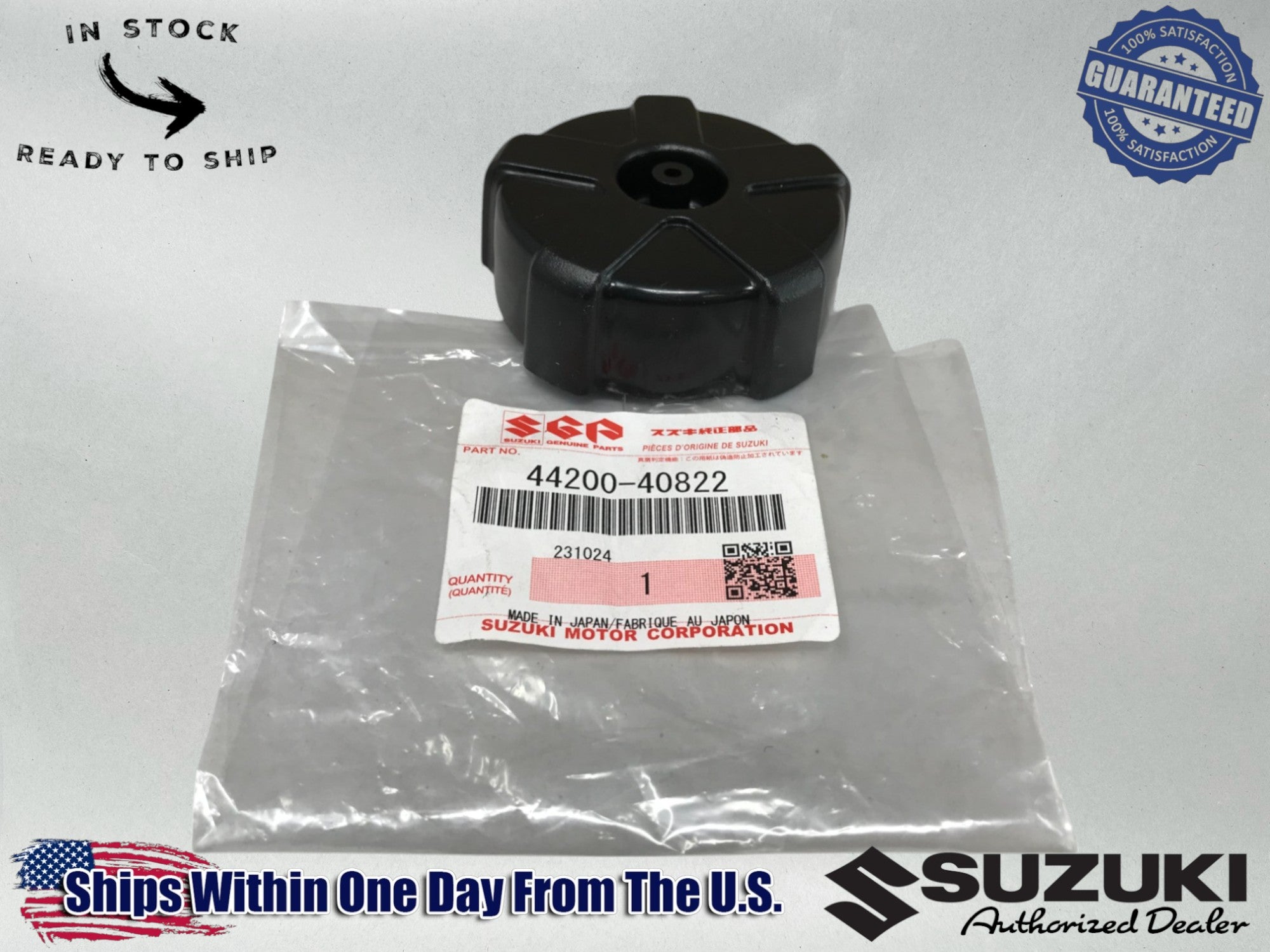 Genuine OEM Suzuki Fuel Tank Gas Cap 44200-40822