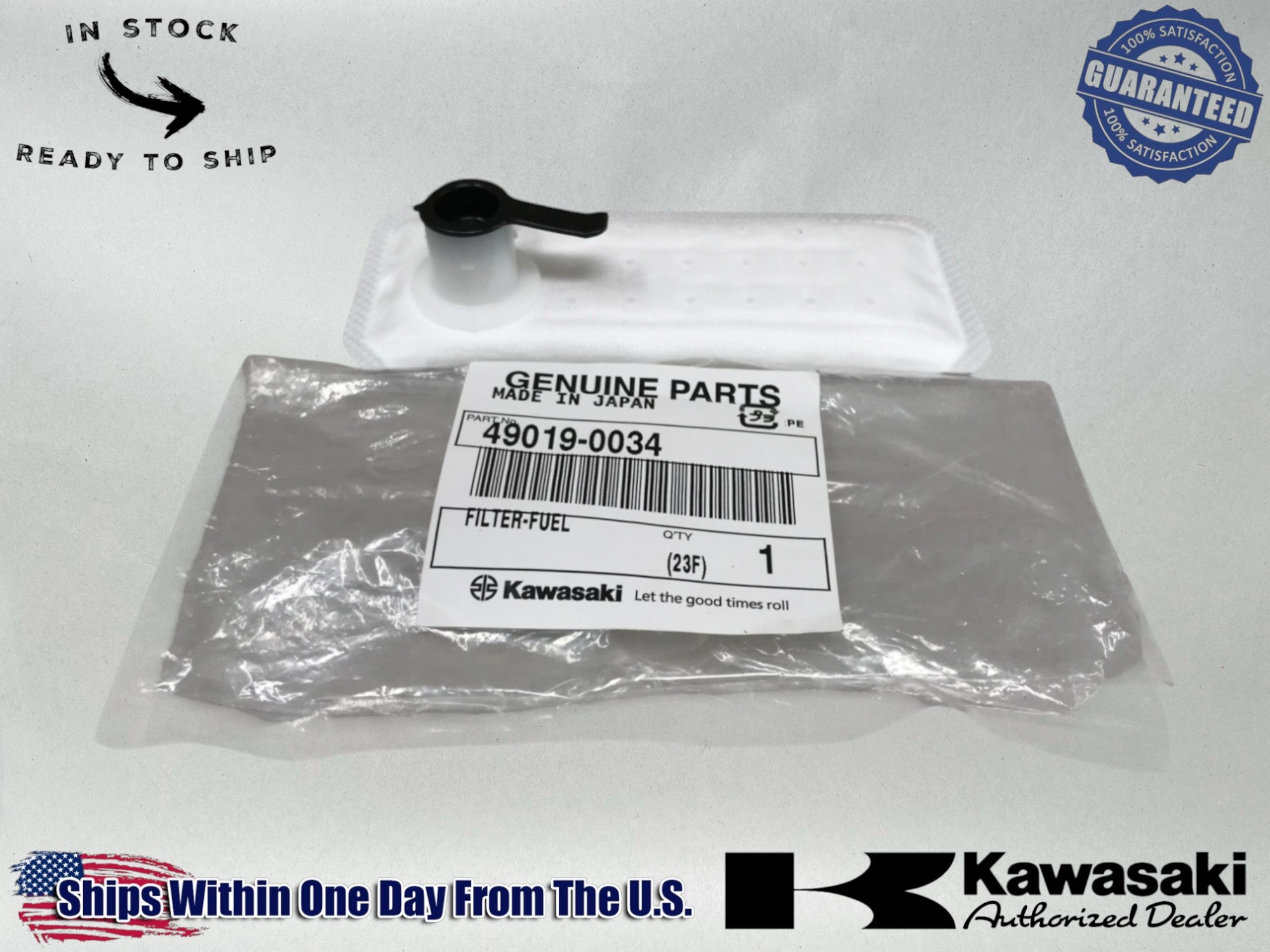 Genuine OEM Kawasaki Fuel Filter 49019-0034