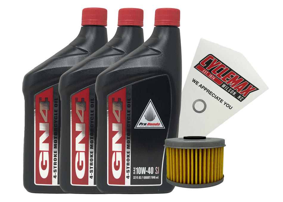 Honda GN4 Standard 10W-40 Oil Change Kit for 1988-2000 TRX300
