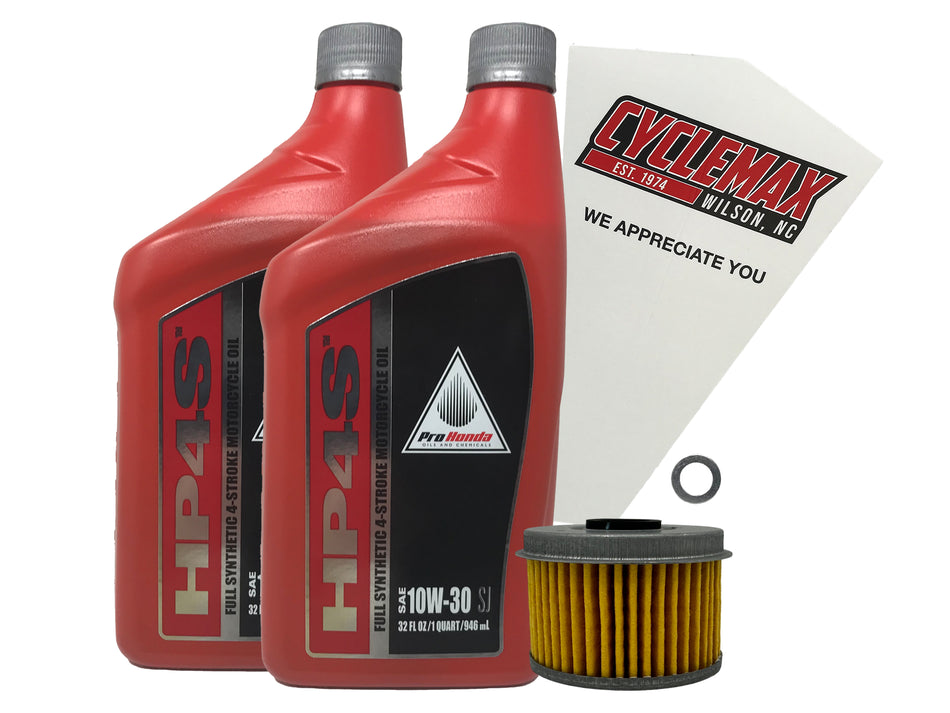 Honda HP4S Full Synthetic Oil Change Kit for 2017-2021 REBEL 300
