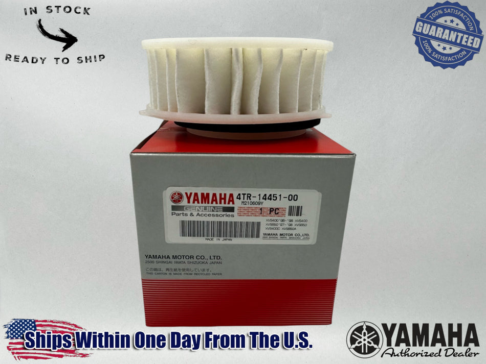 Yamaha OEM (98-16) V-Star 650 Air Filter 4TR-14451-00-00