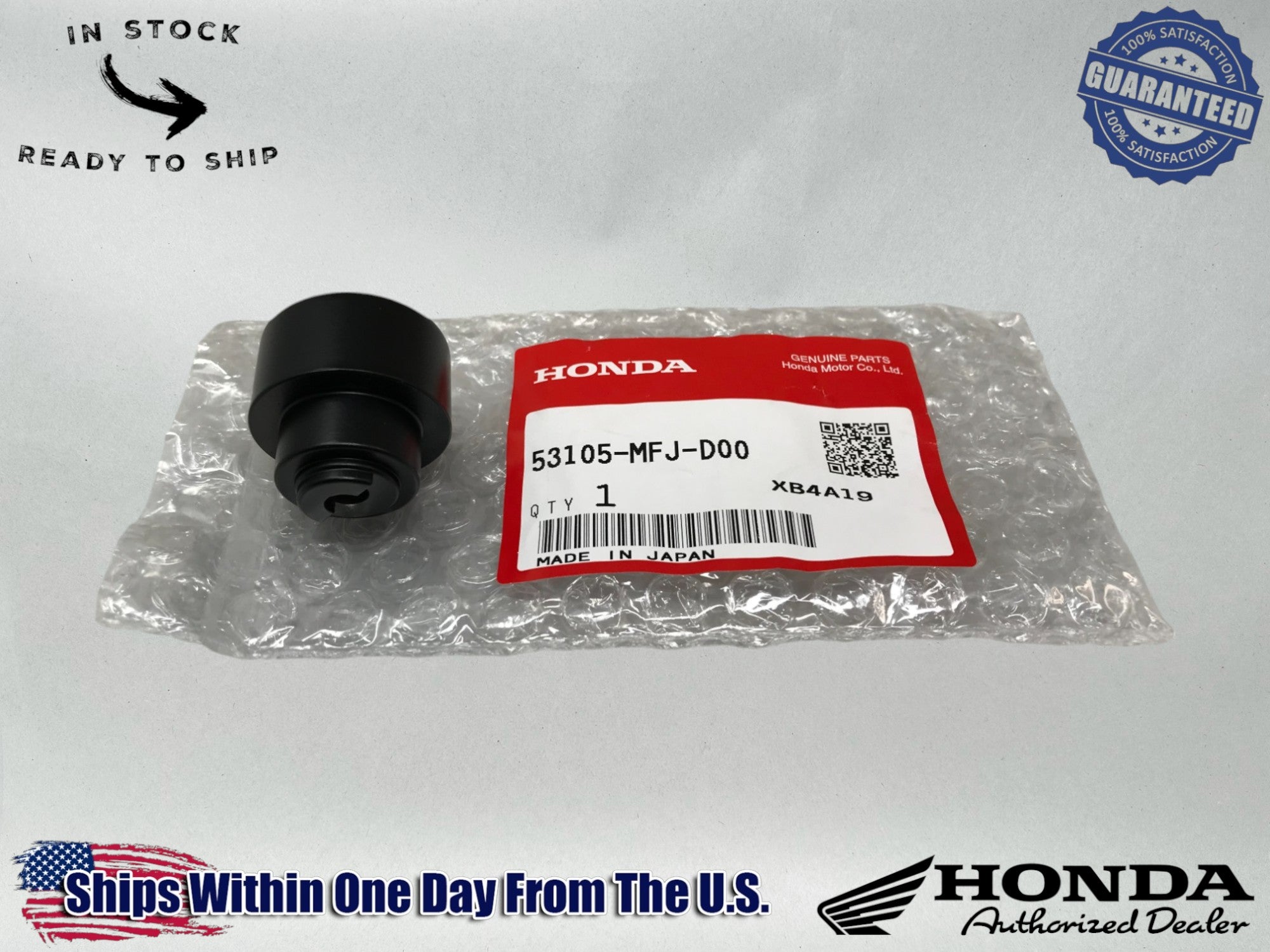 Genuine OEM Handlebar Weight End Balancer 53105-MFJ-D00