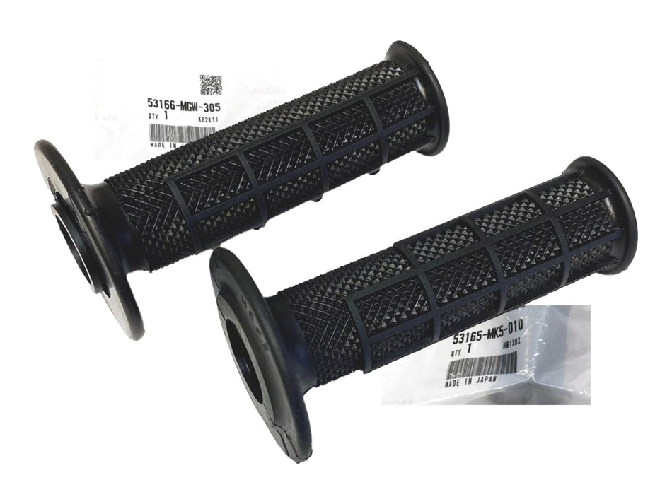 Honda OEM (93-25) XR650L Handlebar Grip Kit 53166-MGW-305/53165-MK5-010