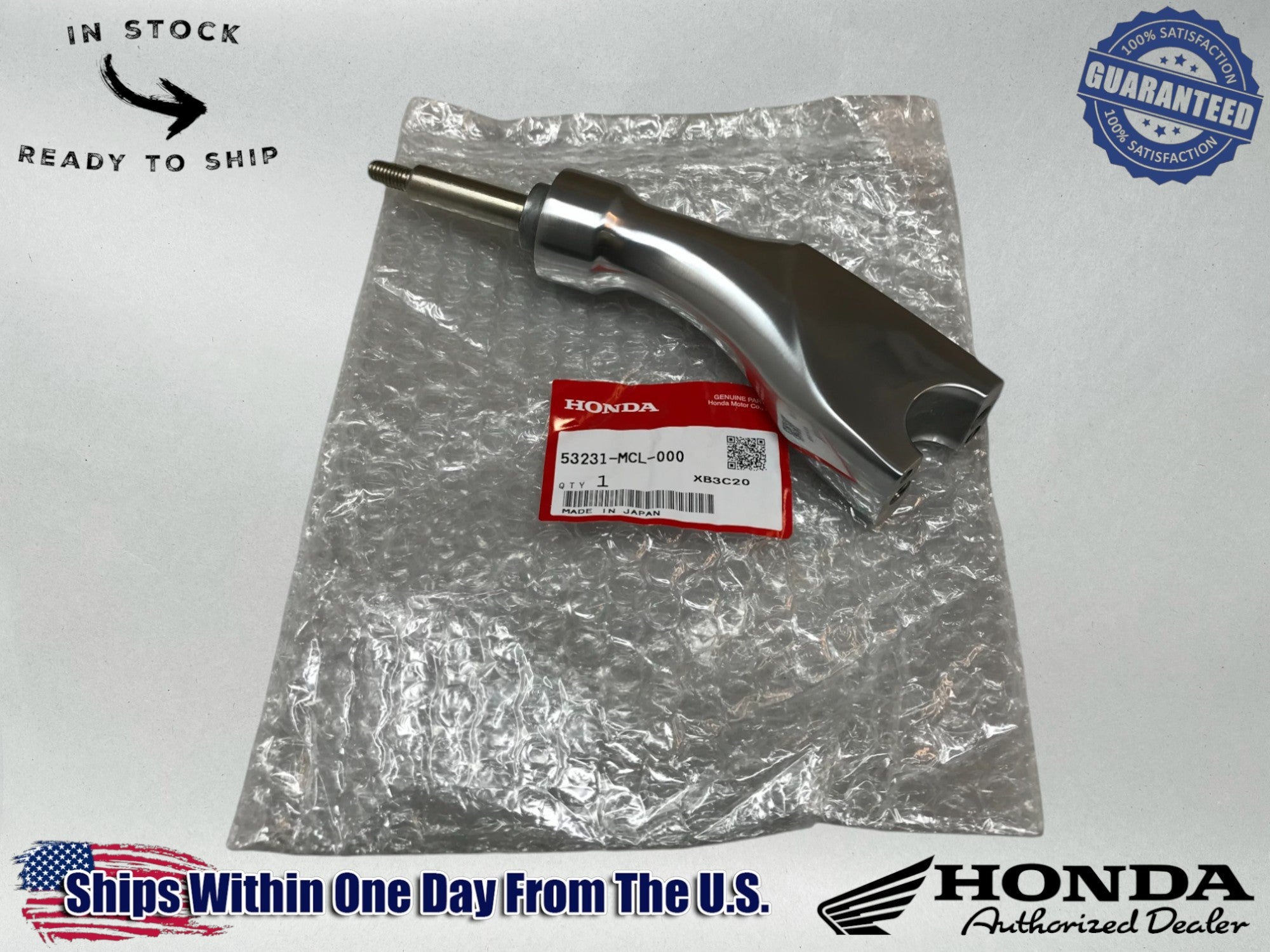 Genuine OEM Honda Handlebar Mount Riser 53231-MCL-000