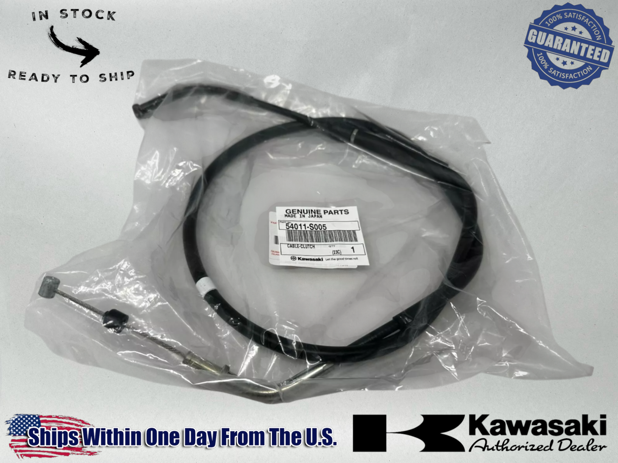 Kawasaki Genuine OEM Cable Clutch 54011-S005