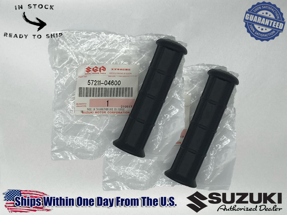 Genuine OEM Suzuki Rubber Handlebar Grip 57211-04600