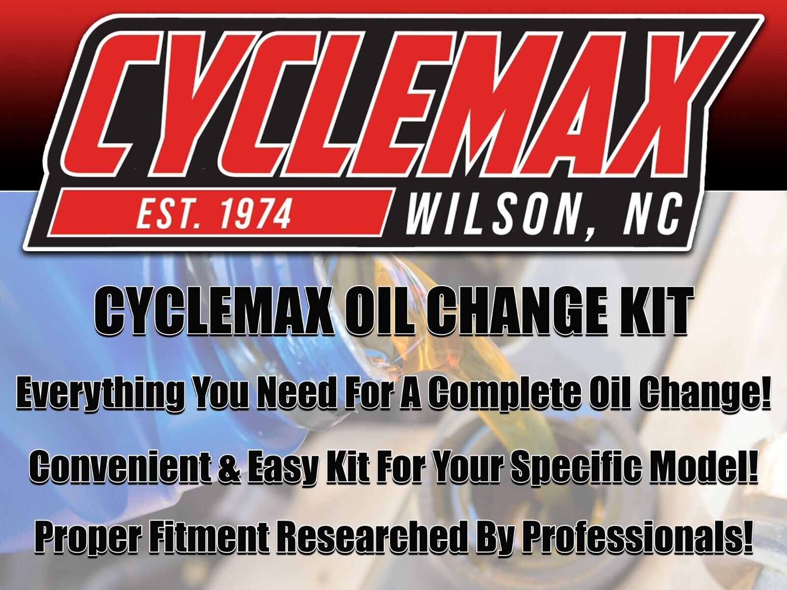 Cyclemax Full Synthetic HP4s Oil Change Kit fits 2021-2024 Honda REBEL 1100