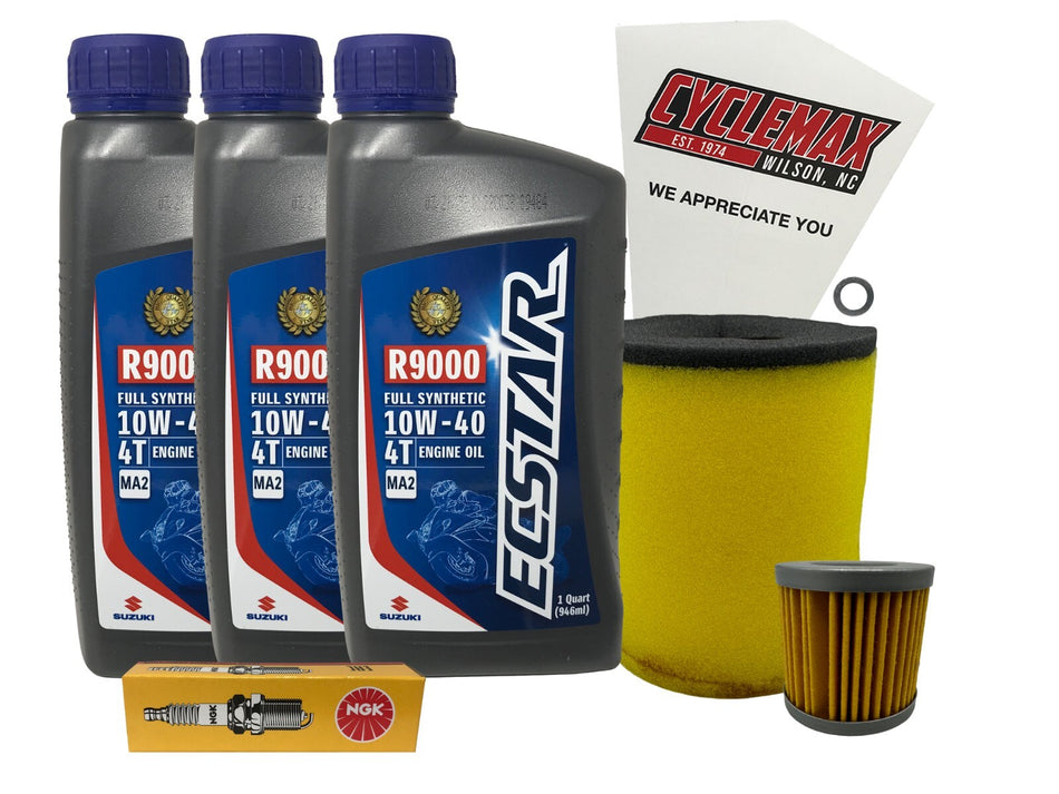 Full Synthetic Tune Up Kit w/ Plug fits 2003-2008 Suzuki LT-Z400 K4-K7
