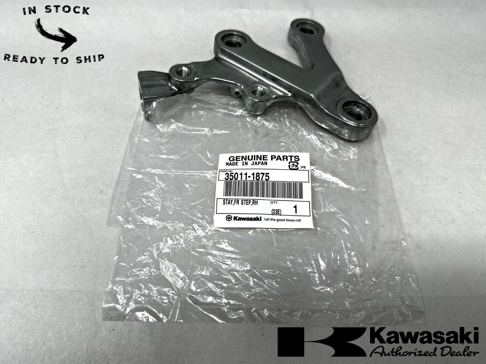 Kawasaki Genuine OEM Step Stay FR RH 35011-1875