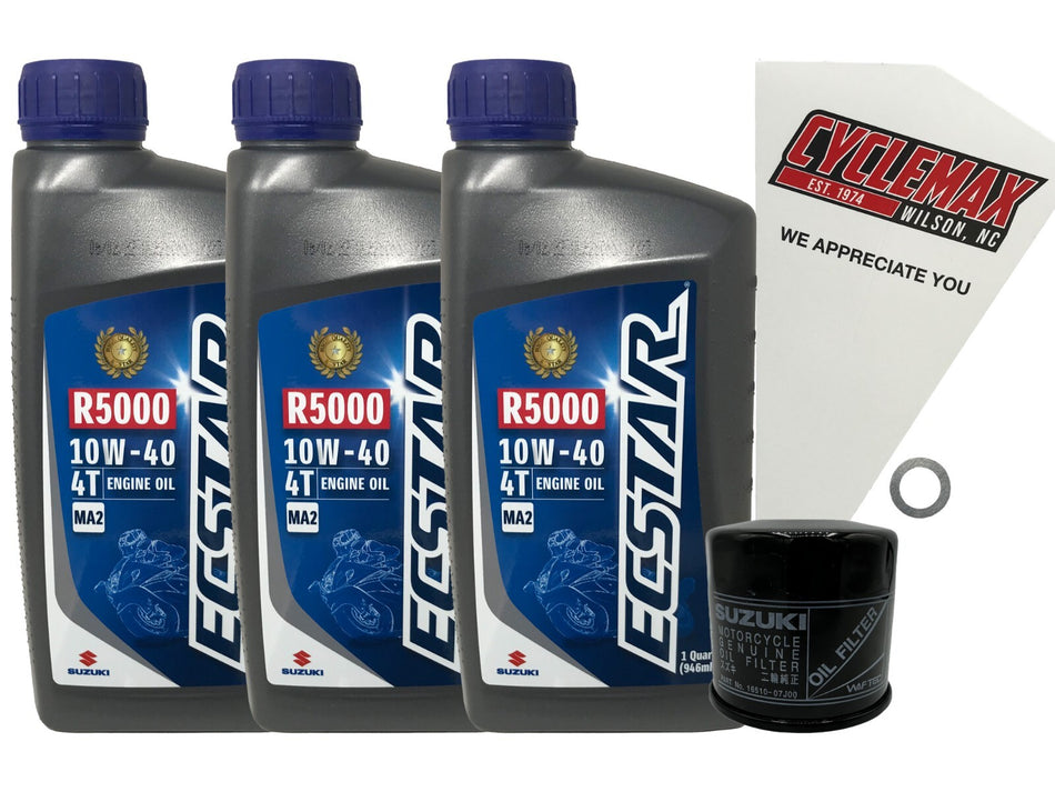 Genuine OEM Standard Oil Change Kit fits 2007-2010 Suzuki LT-A450