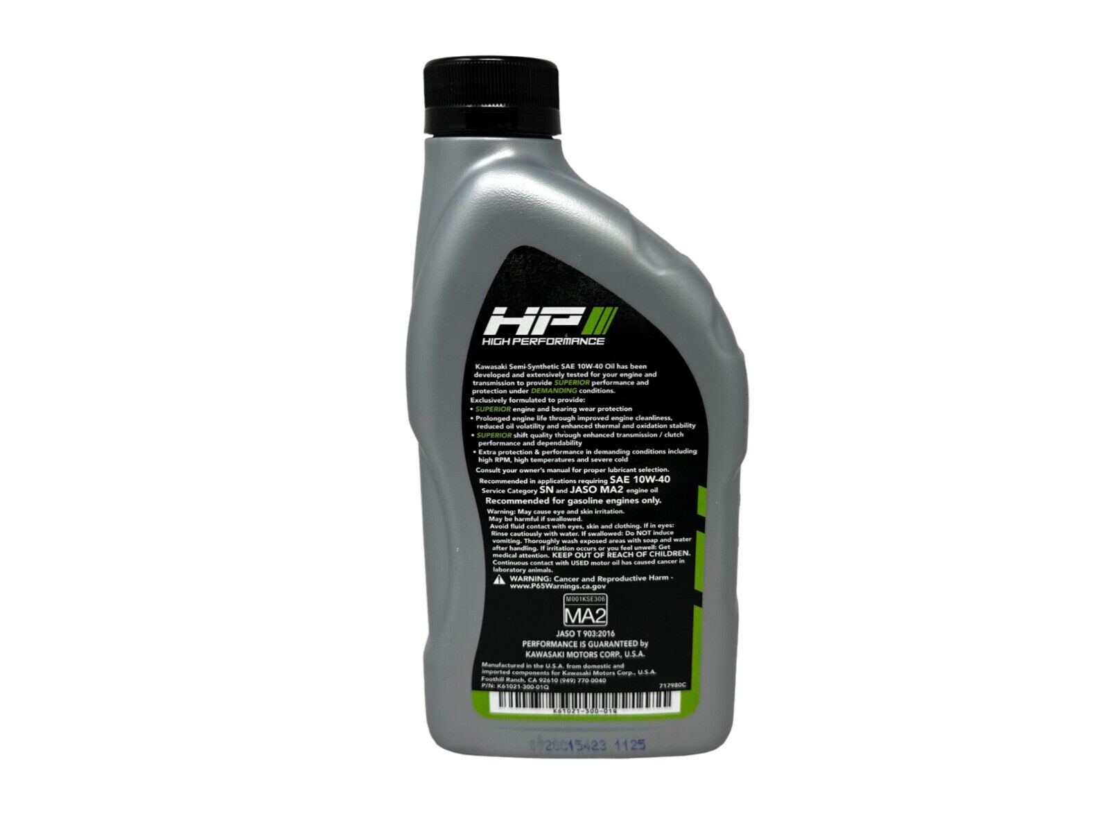 Kawasaki Genuine OEM KPO Semi-Synthetic 10W-40 Oil K61021-300-01Q