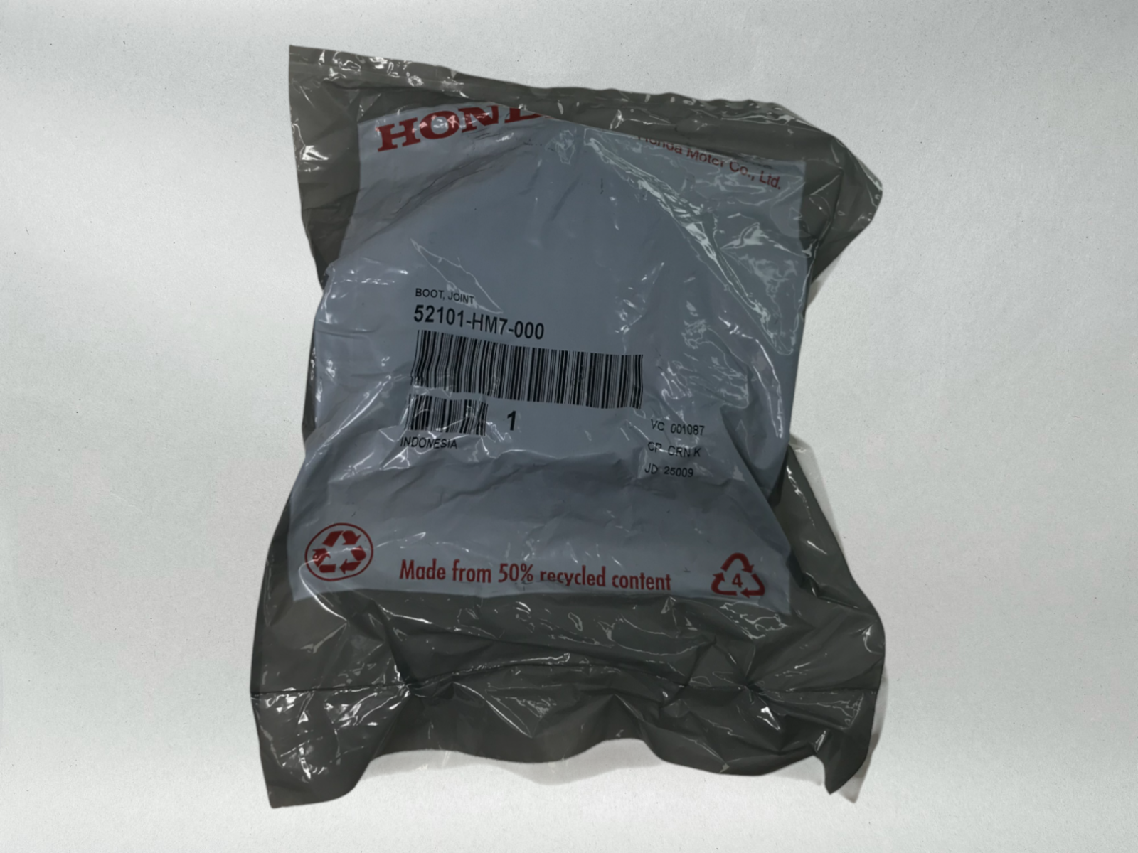 Honda OEM TRX400 400 FOREMAN, REAR DRIVE SHAFT SWINGARM FLEX BOOT 52101-HM7-000