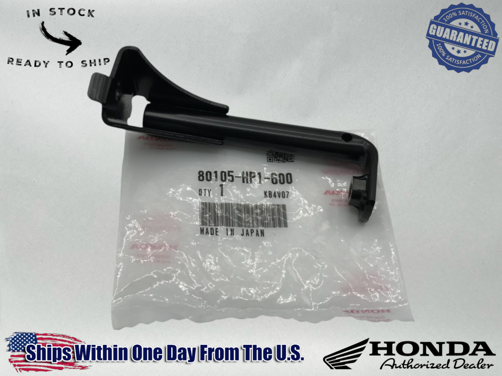 Honda Genuine OEM RIGHT SIDE REAR FENDER BRACKET 2006-14 TRX450ER 80105-HP1-600
