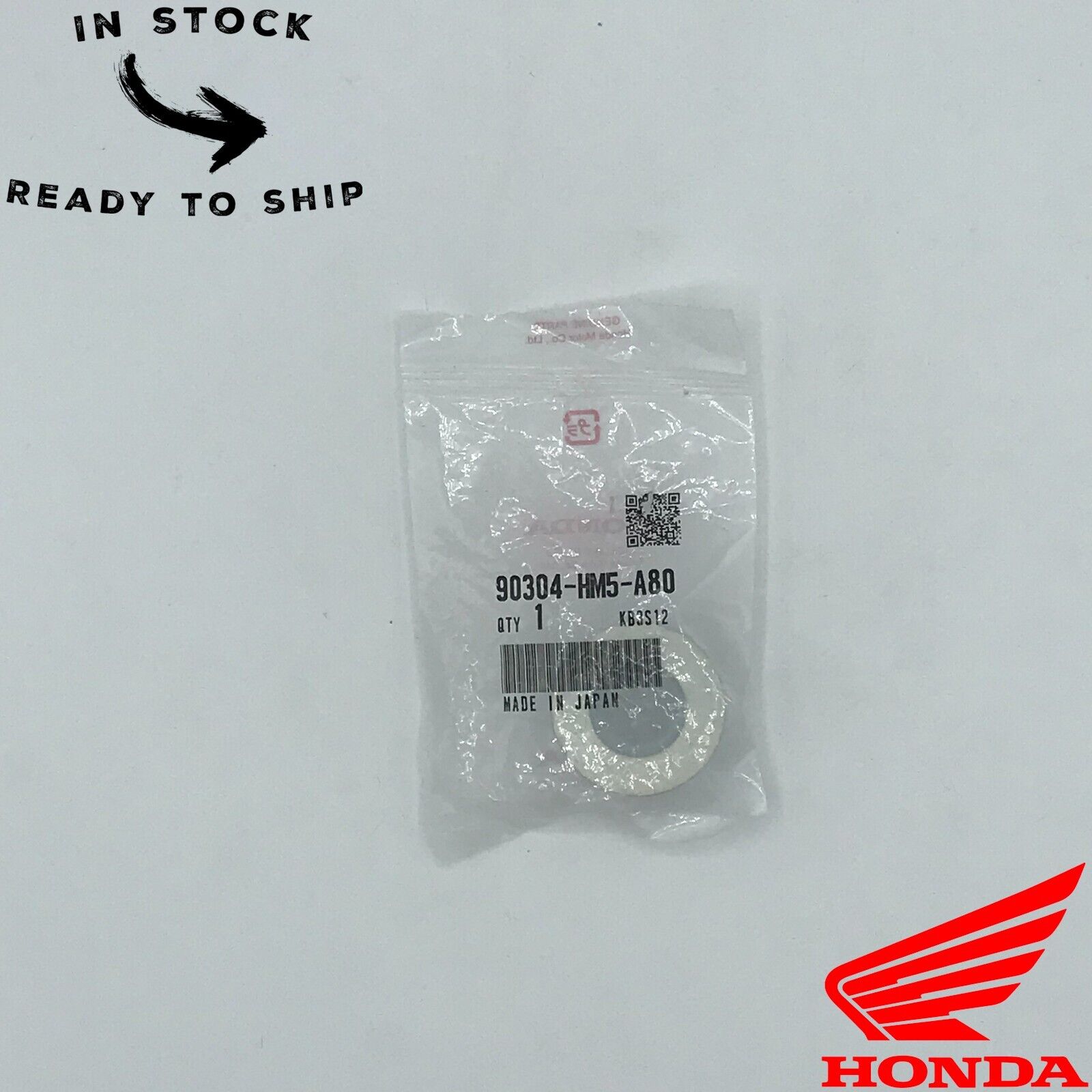 Genuine OEM Honda Castle Nut 18mm 90304-HM5-A80