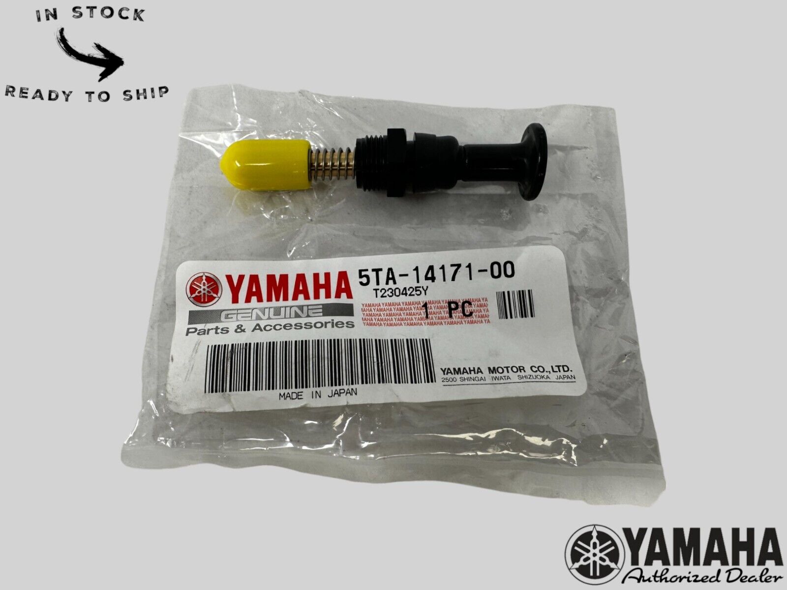 Yamaha Genuine OEM Authentic Starter Plunger 5TA-14171-00-00