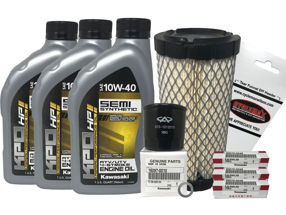 Kawasaki OEM Tune Up Kit for 2015-2023 Kawasaki Mule Pro FXT KAF820 EPS Ranch