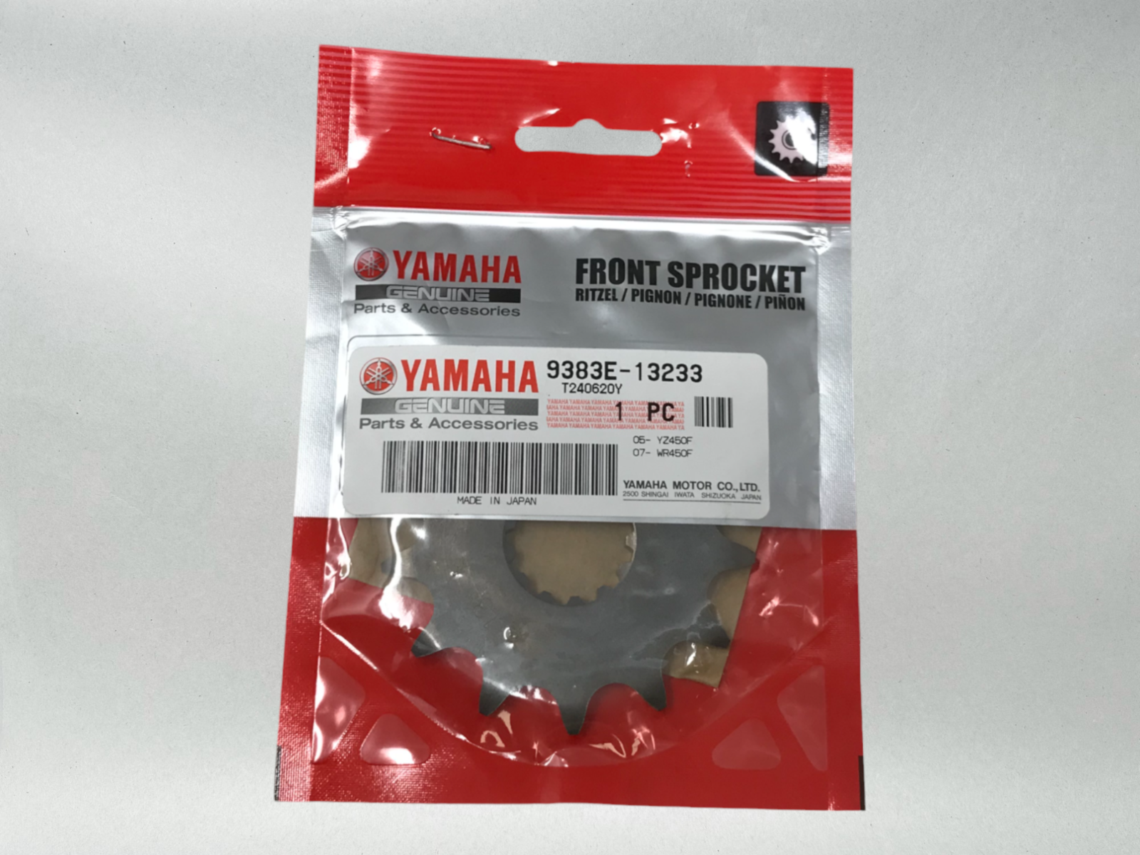 Yamaha Genuine OEM Authentic  Front Sprocket 13T Tooth 9383E-13233-00