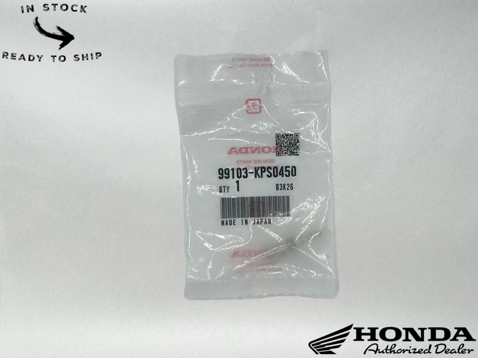 Honda Genuine OEM Slow Jet (#45) 99103-KPS0450