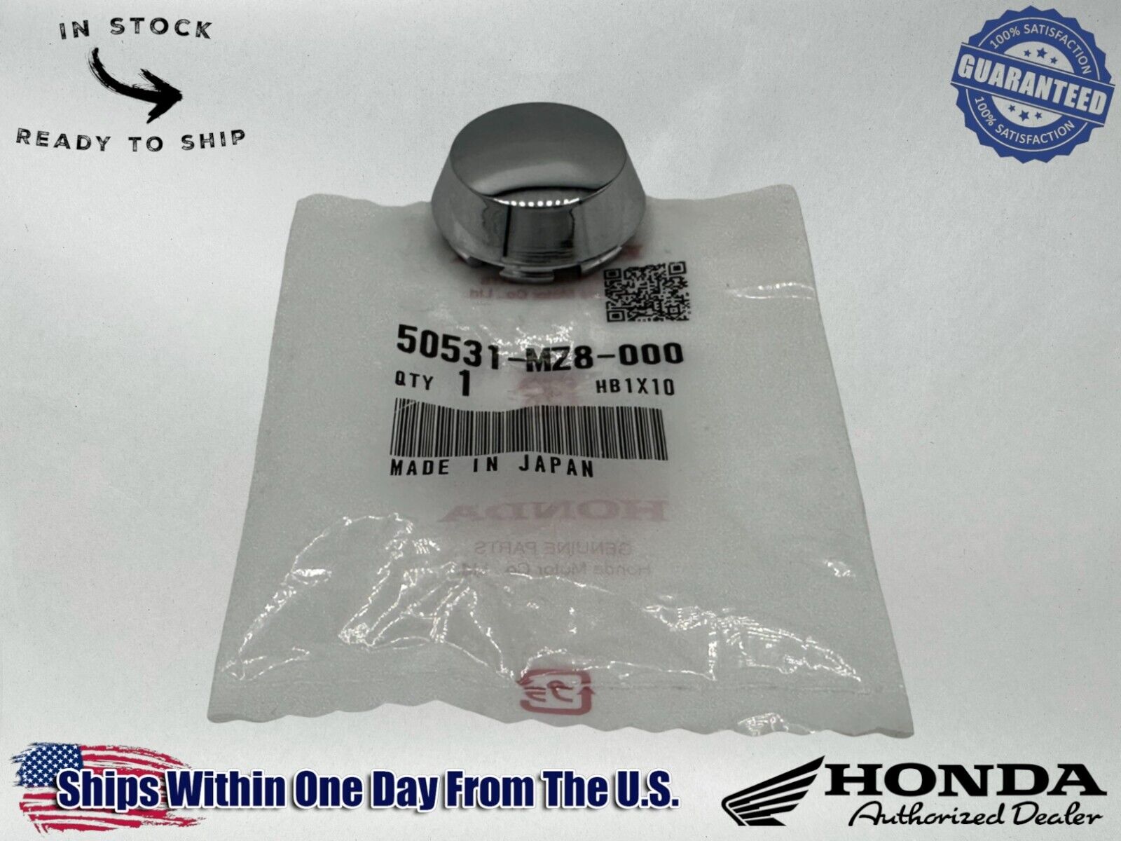 Honda Genuine OEM Authentic Pivot StandCap 50531-MZ8-000