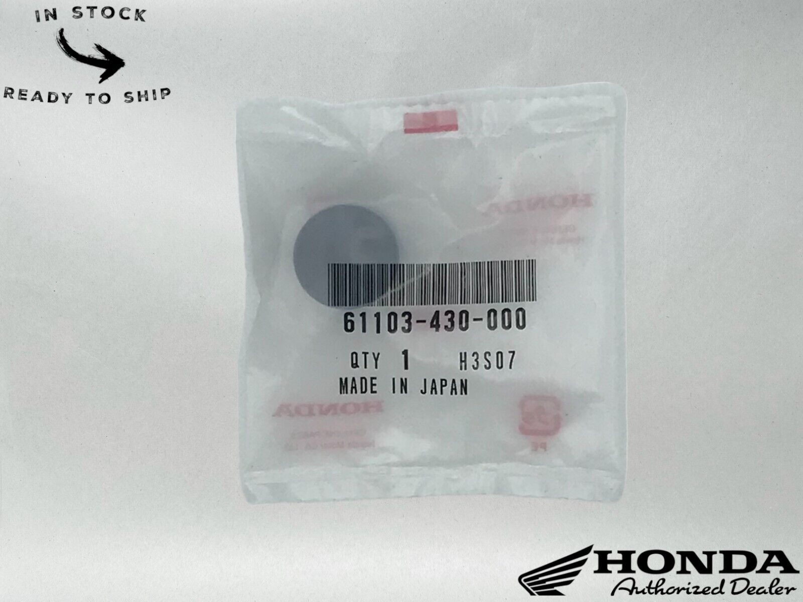 Honda Genuine OEM Fender Rubber 61103-430-000