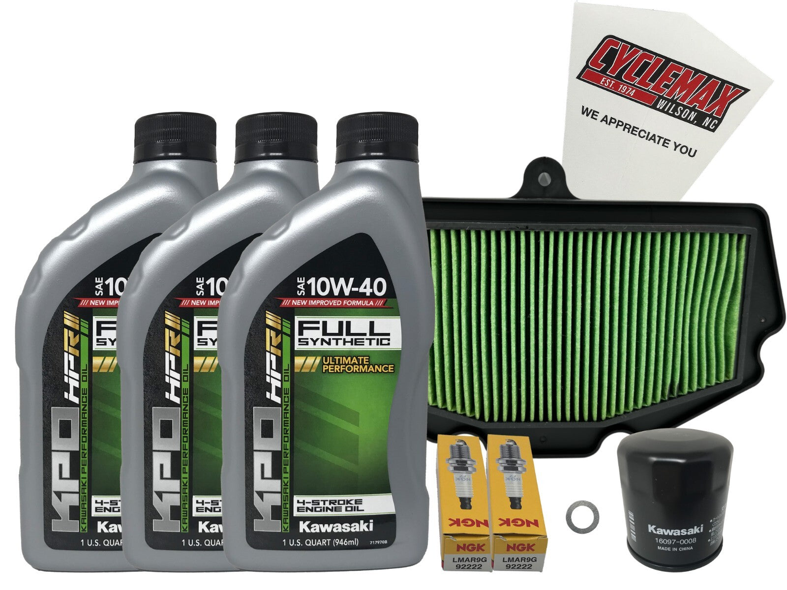 Kawasaki KPO Full Synthetic Tune-Up Kit for 2025 NINJA ZX-4RR
