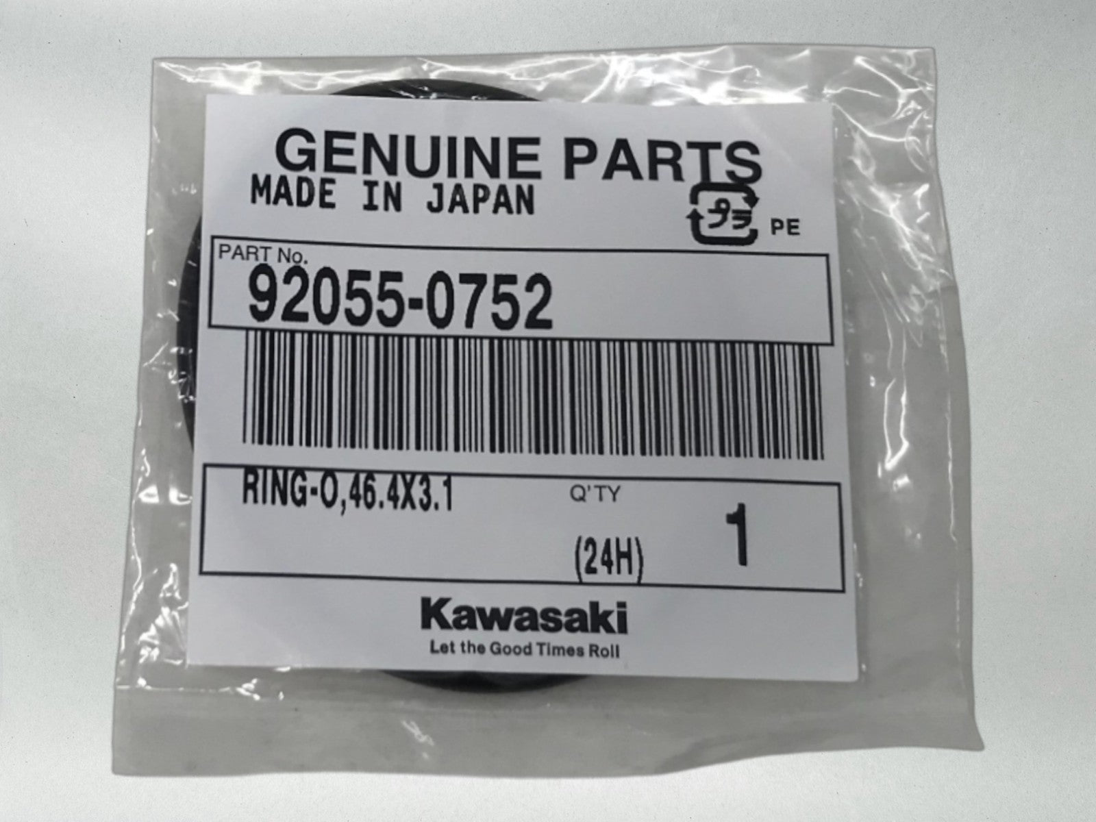 Kawasaki Genuine OEM Authentic RING-O,46.4X3.1 92055-0752  92055-0752