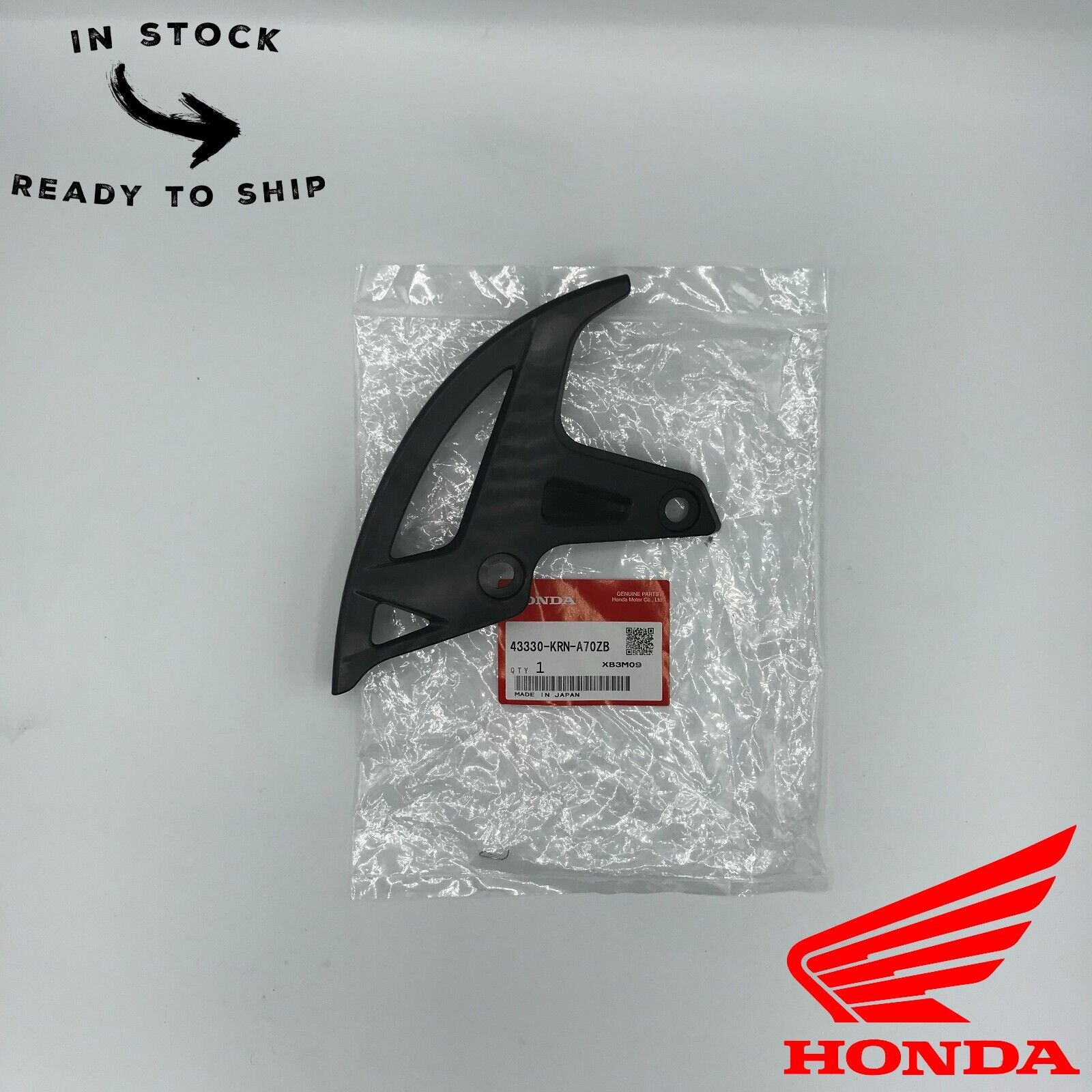 Genuine OEM Honda Rear Brake Disc Cover Guard 43330-KRN-A70ZB