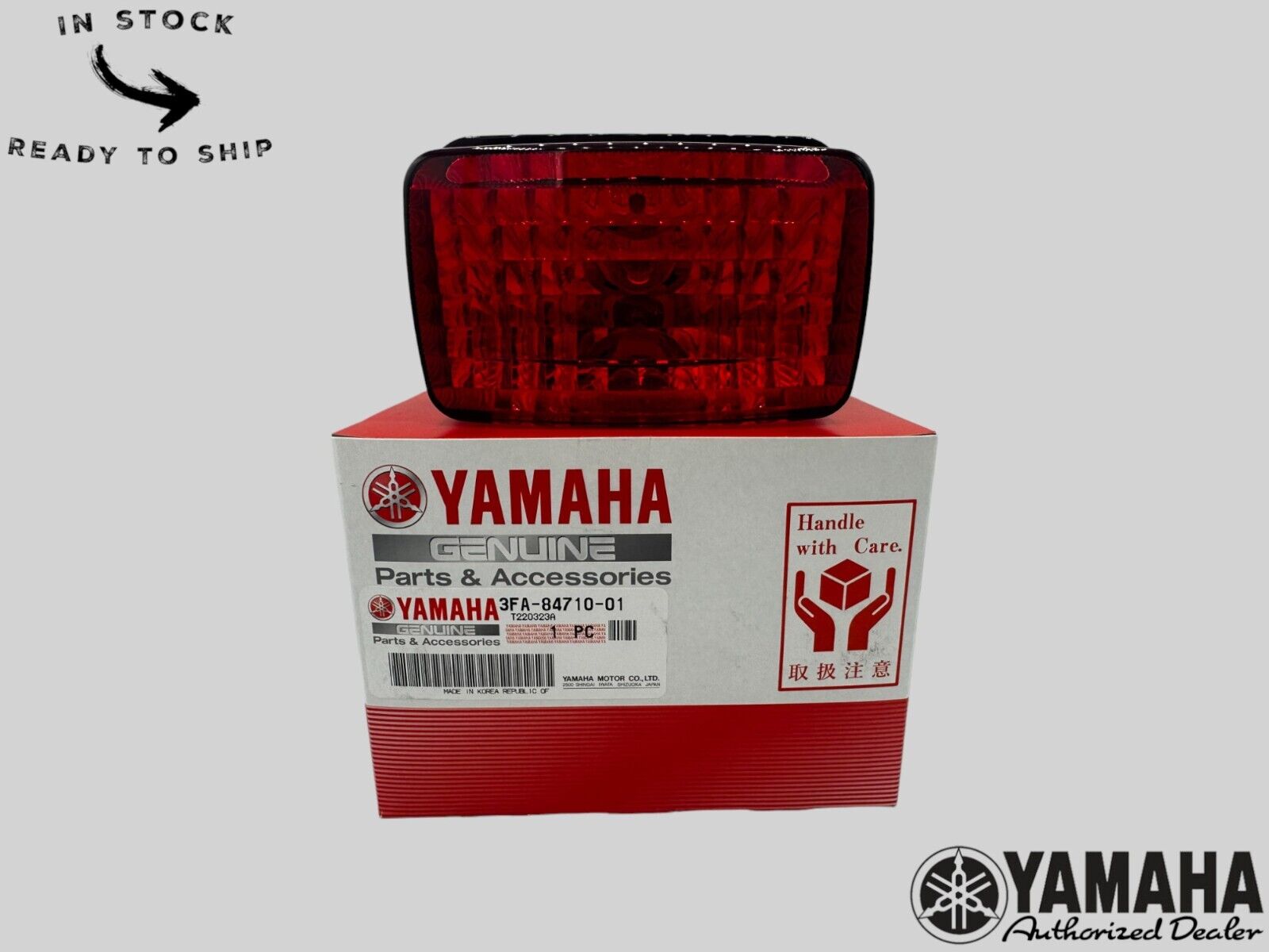 Yamaha Genuine OEM Authentic Taillight Unit Assembly 3FA-84710-01-00