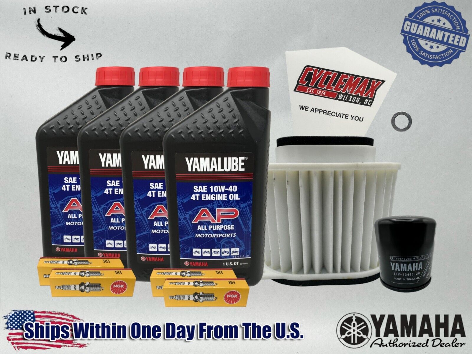 Cyclemax Standard Yamalube Tune-Up Kit fits 1999-2013 Yamaha ROYAL STAR VENTURE