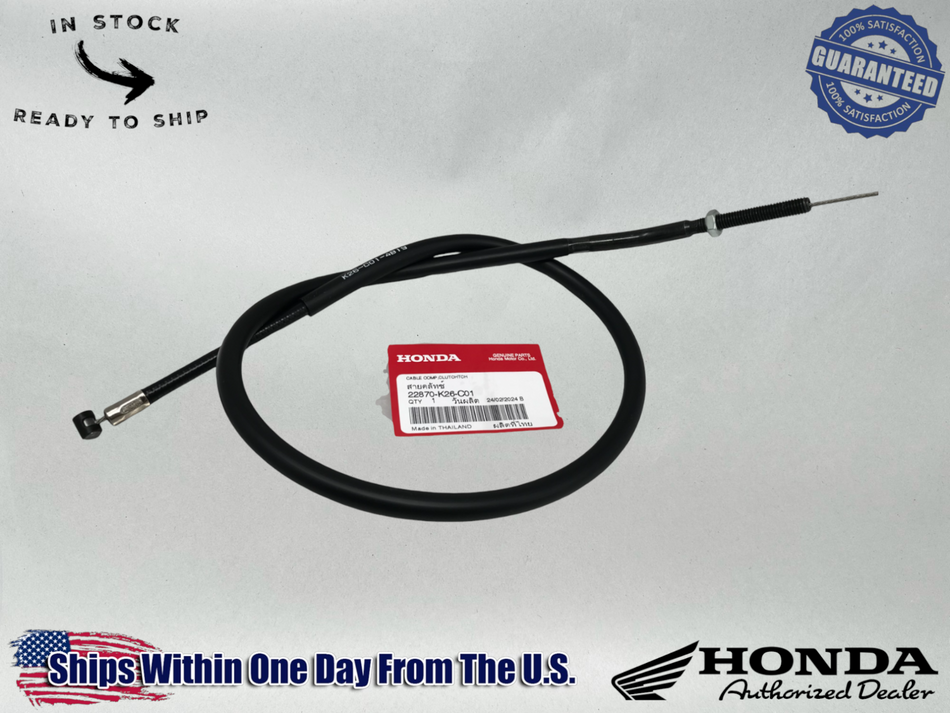 Honda OEM Clutch Control Cable GROM 125 2018-2020 201 22870-K26-C01