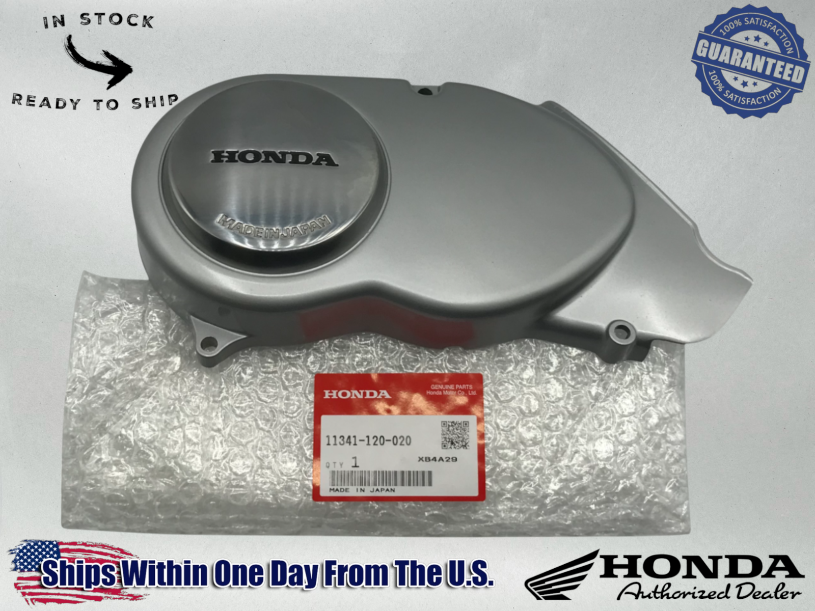 Honda OEM 1969-1984 1991-1994 Z50 CT70 Trail Left Crankcase Cover 11341-120-020