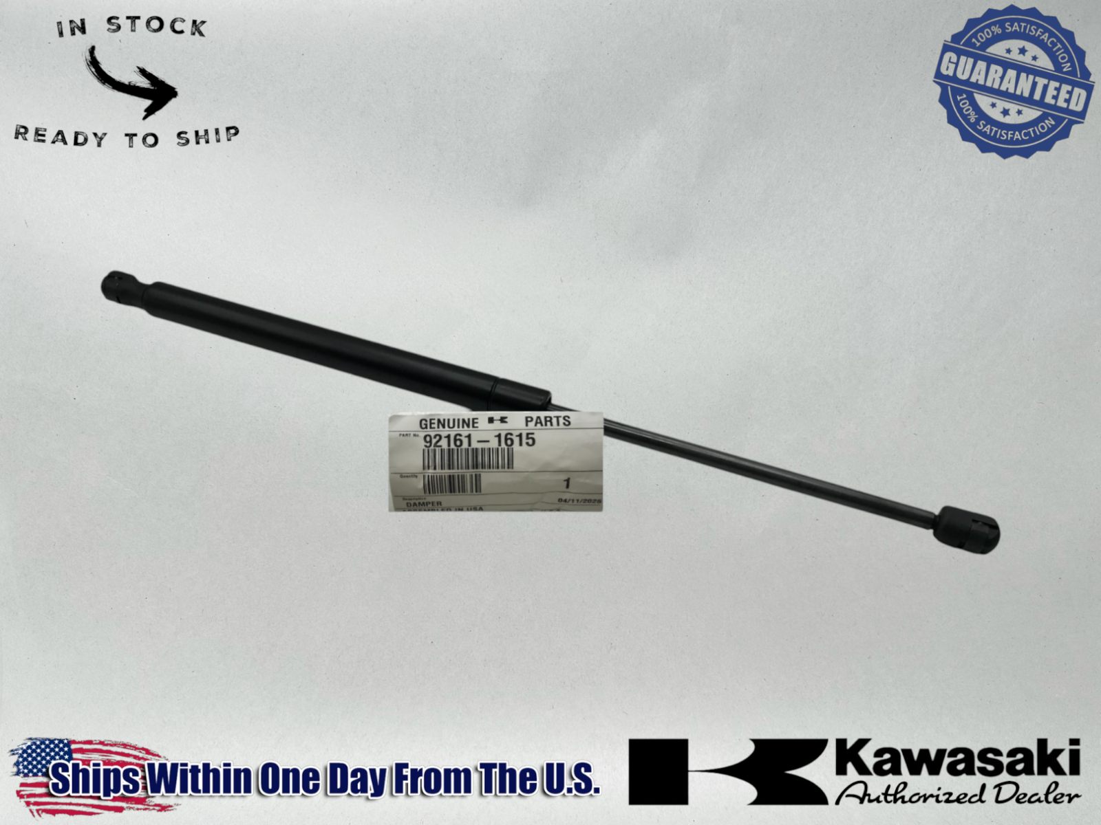 Kawasaki OEM 2015-24 BED TAILGAITE LIFT DAMPER MULE PRO FX FXT DX 92161-1615