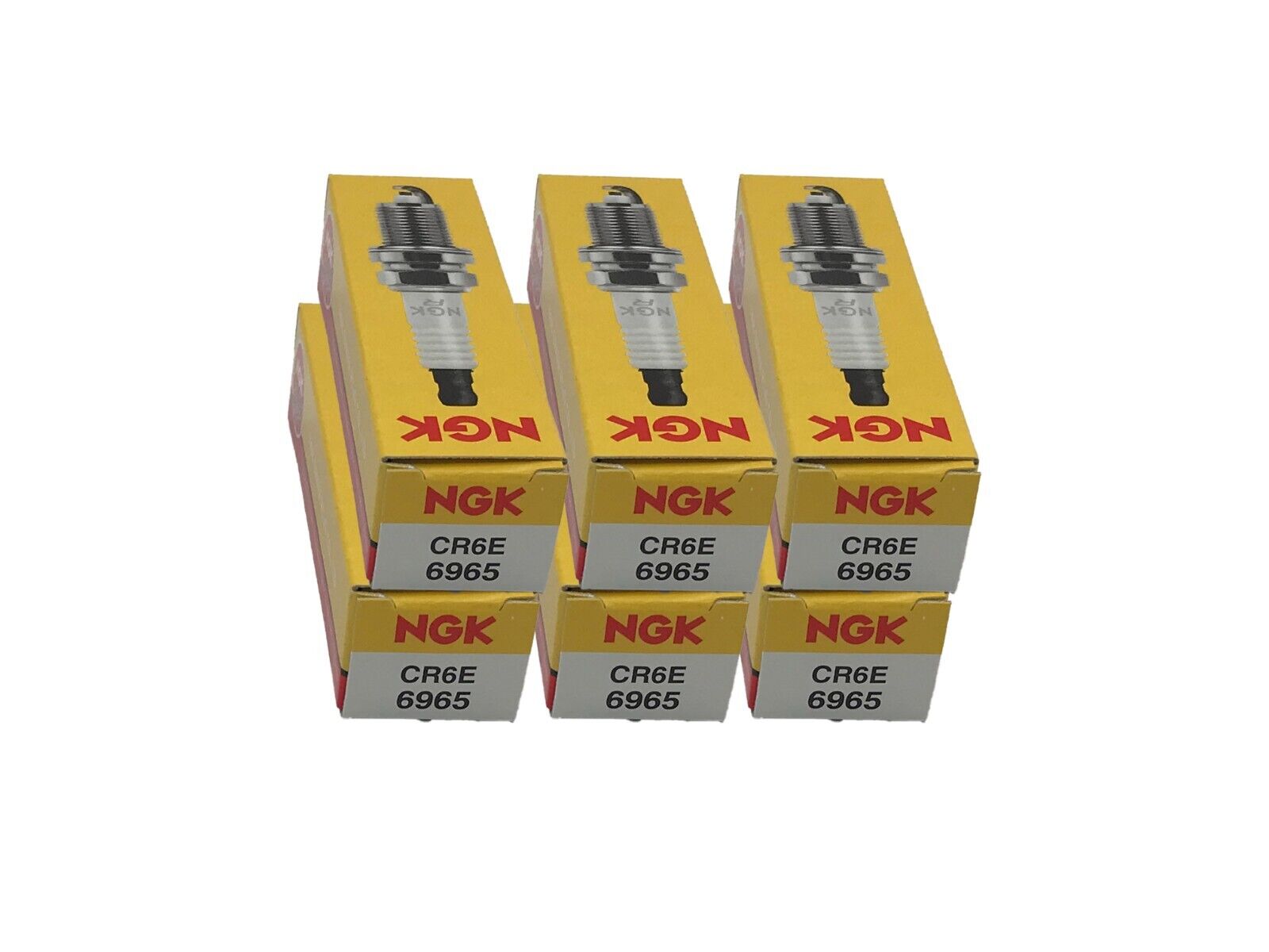 NGK CR6E Spark Plug Set of 6