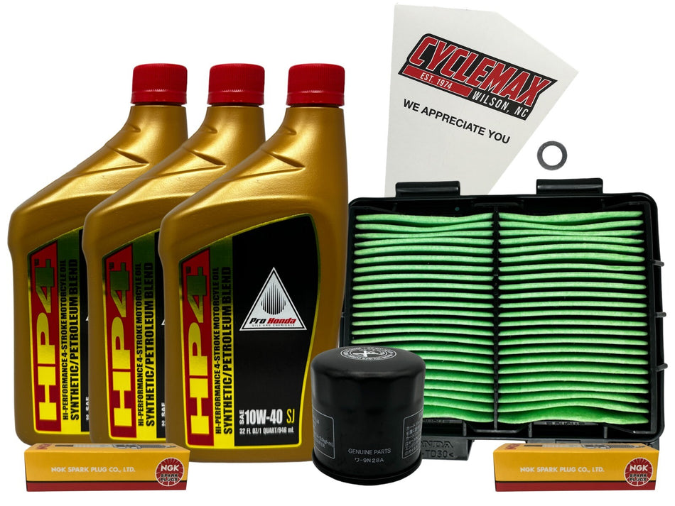 SS Tune-Up Kit fits 2017-2025 Honda CMX 500 CMX500 Rebel 500 w/ Plugs