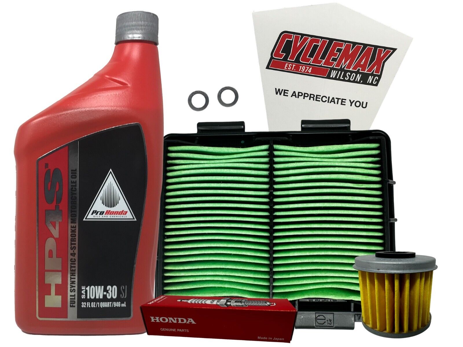 Cyclemax OEM Full Synthetic Tune-Up Kit fits 2010-2020 Honda CRF250R